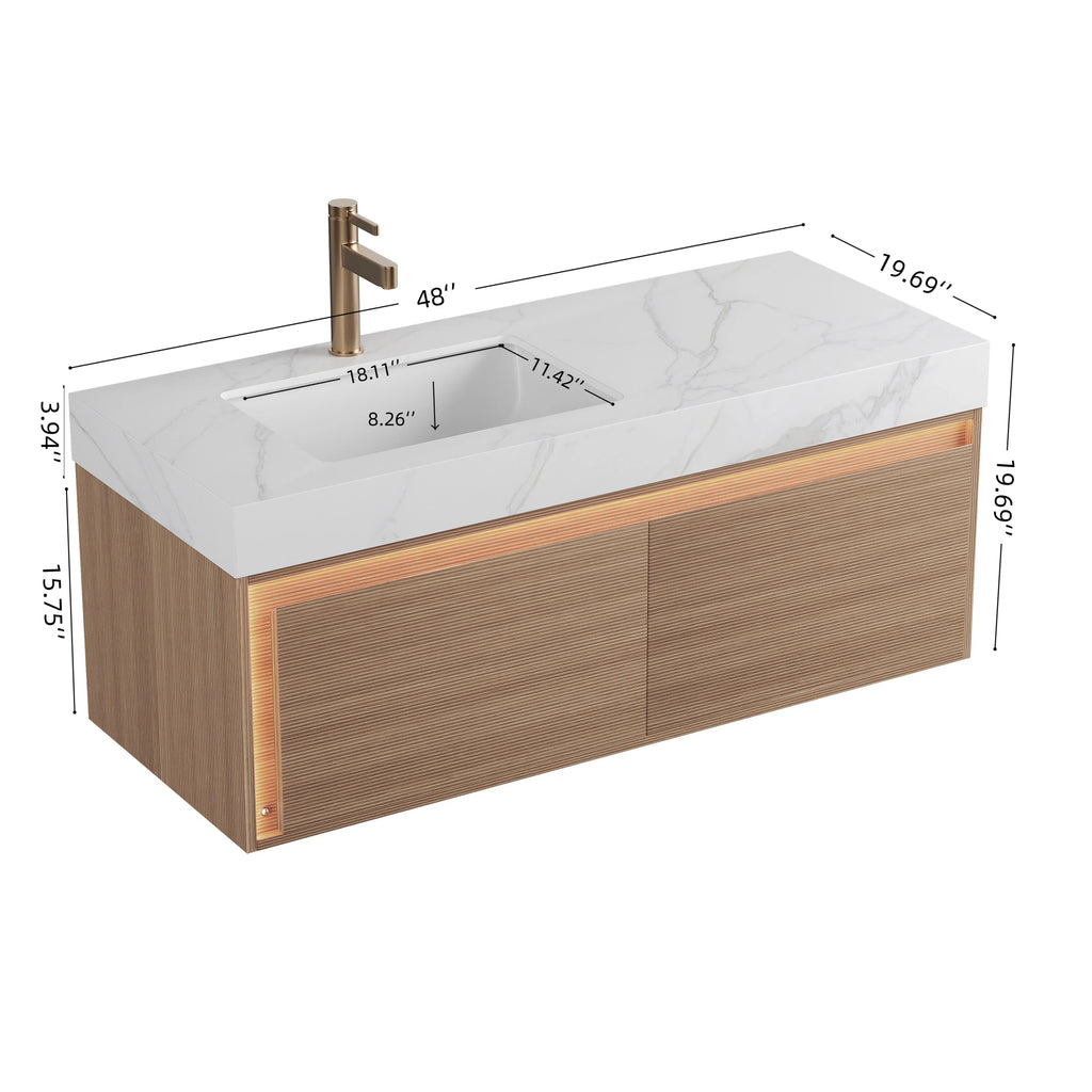 NYAH 48'' Bathroom Vanity & Sink