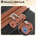Lightweight Durable ABS Suitcases with Double Wheels