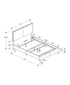 Twin Size Upholstered Bed Frame