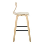 Folia Fixed-Height Barstool with Swivel
