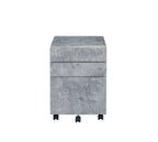 Jurgen Faux Concrete File Cabinet