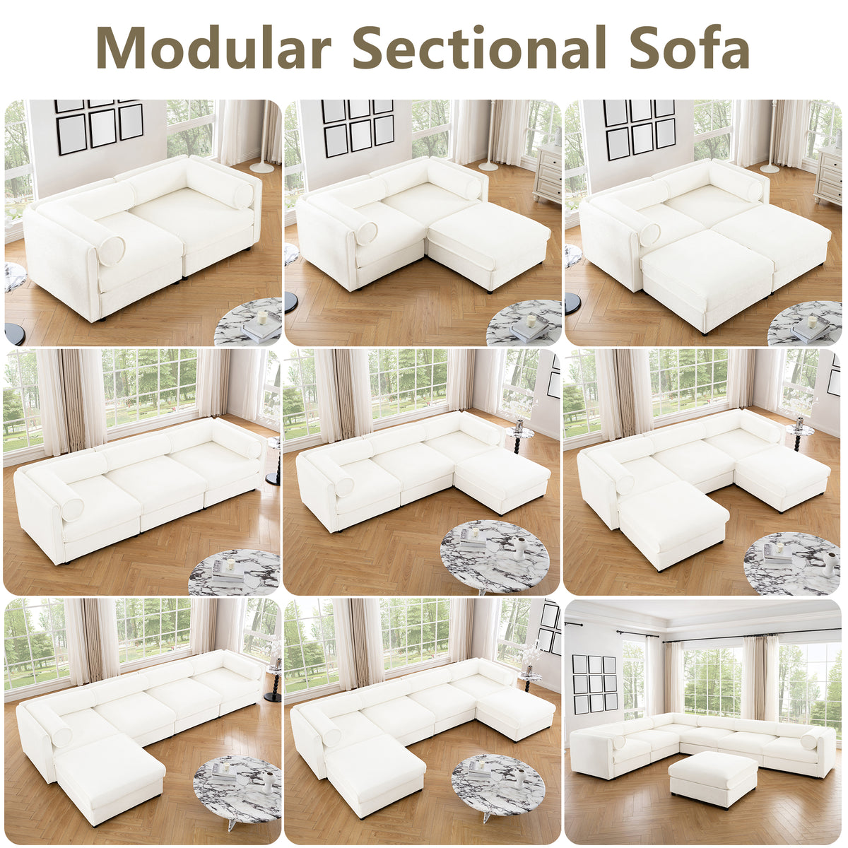 Stylish Chenille Sofa