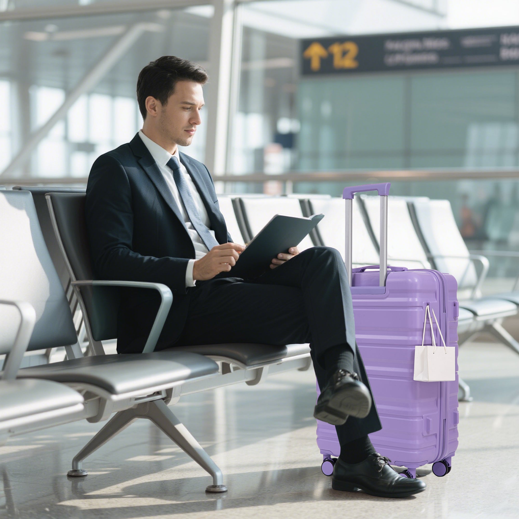 HIFINE TOURIST 20"/24"/28" 3 pcs/set in ABS Spinner Wheel Luggage