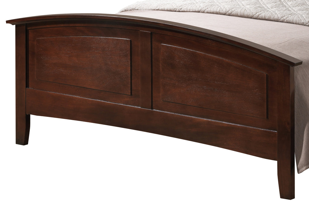 Elegant Cappuccino Full Bed For Cozy Spaces