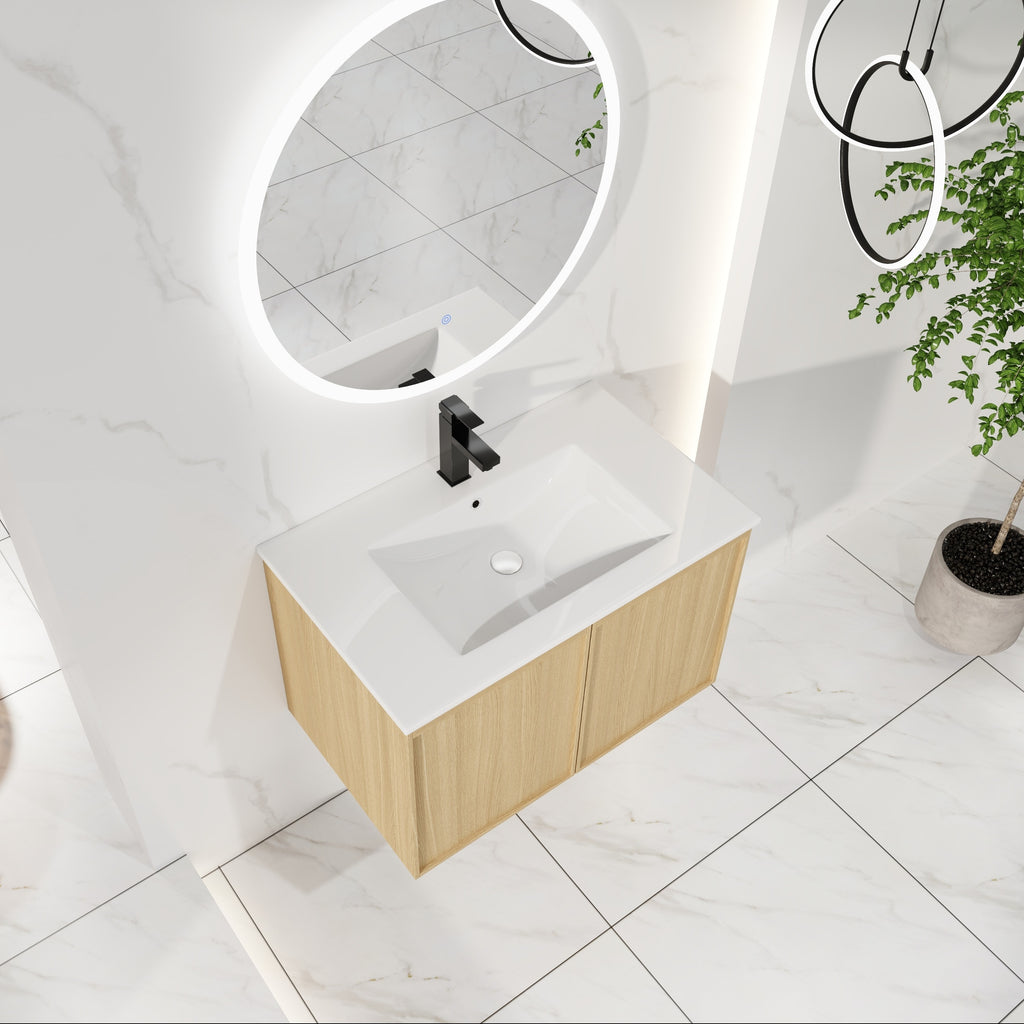30" Floating Bathroom Vanity with Sink