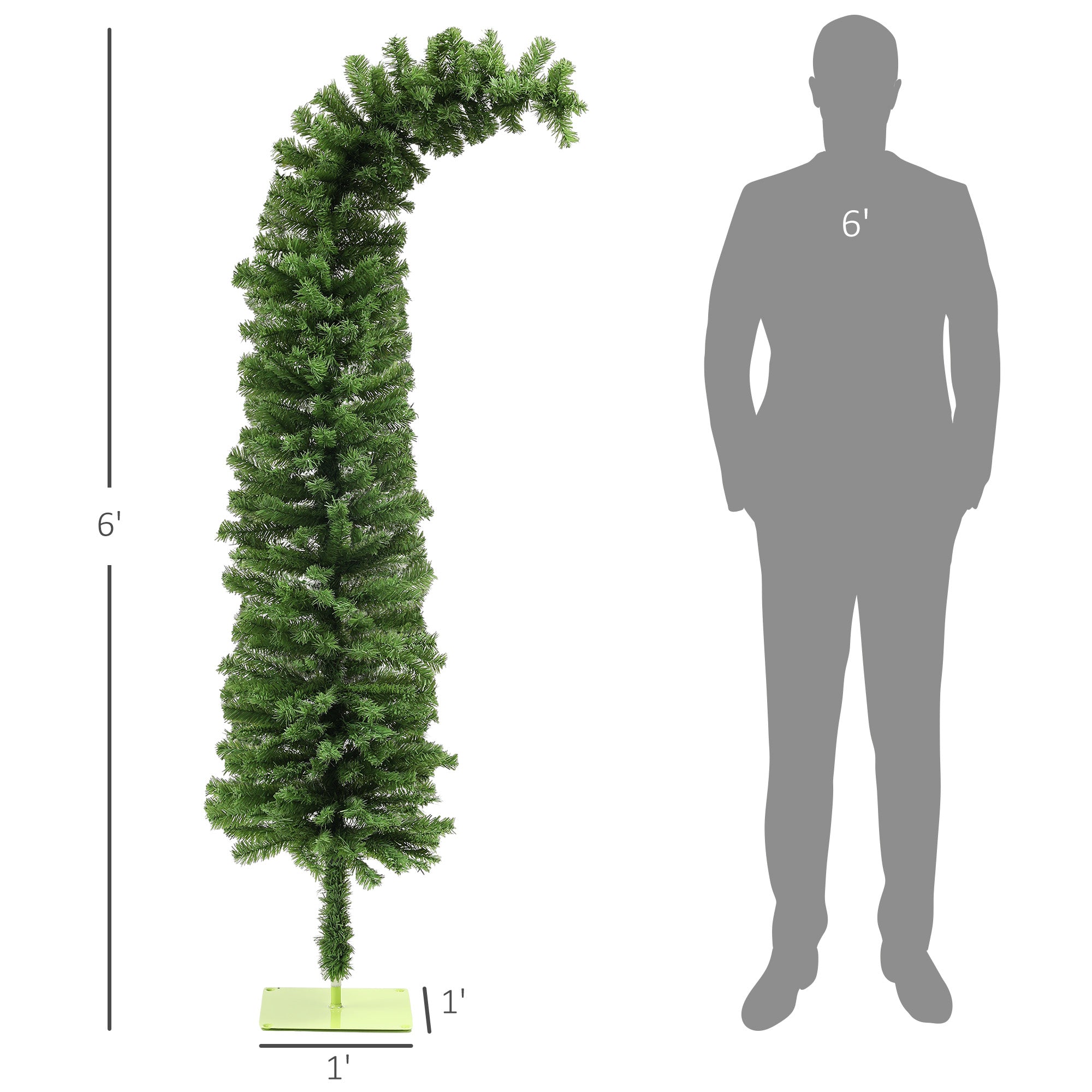 Bendable Pencil Christmas Tree with 400 Branch Tips