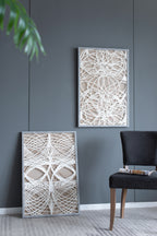 S/2 Leaf Shadow Box Wall Décor