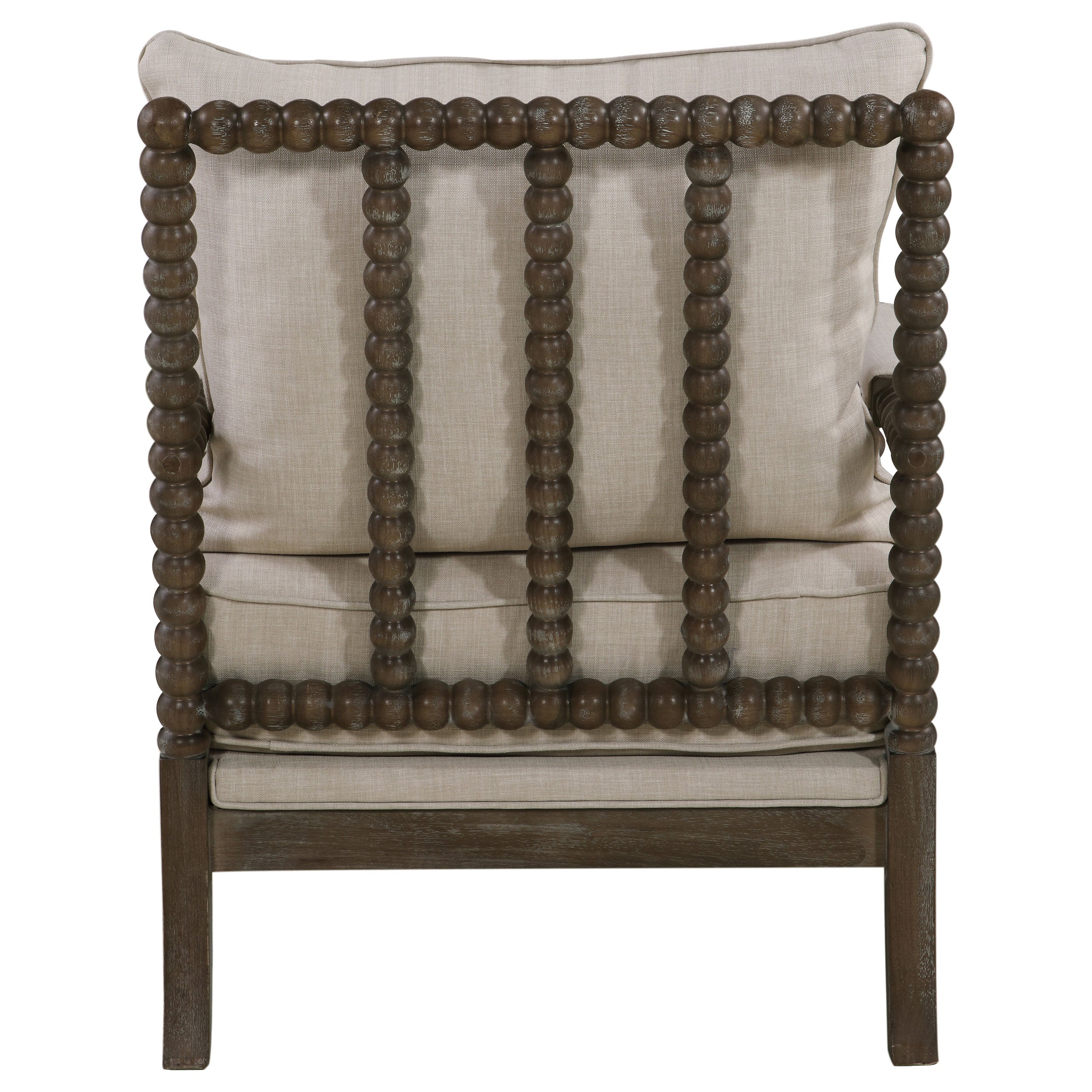 Beige Accent Armchair