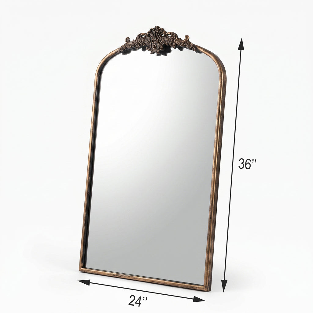 24"x36" Antique Large French Wall Mirror