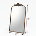 24"x36" Antique Large French Wall Mirror