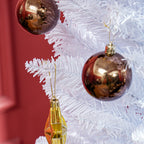 8ft Pencil Artificial Christmas Tree with Realistic Branches