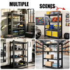 60"H 4-Tier Adjustable Heavy Duty Shelving Rack