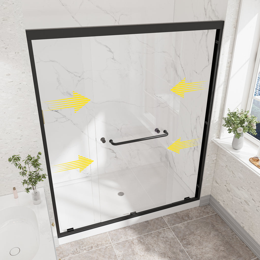 Premium 55"-60" W x 72" H Shower Door