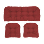 Wicker Chair Cushions Set of 3