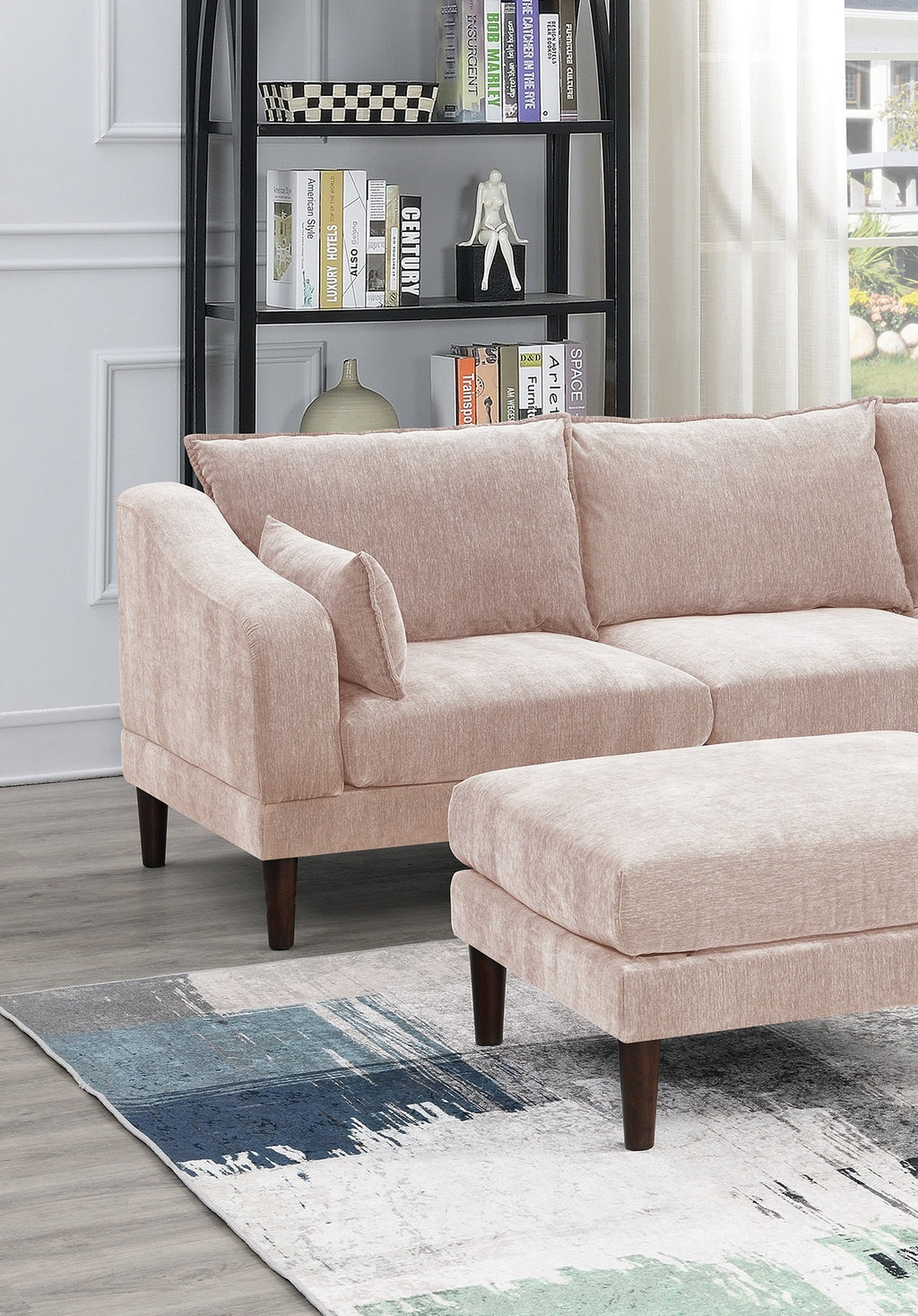 Contemporary 5-Piece Modular Sectional Set