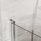 Goodyo 36"x 72" Bifold Frameless Glass Shower Door