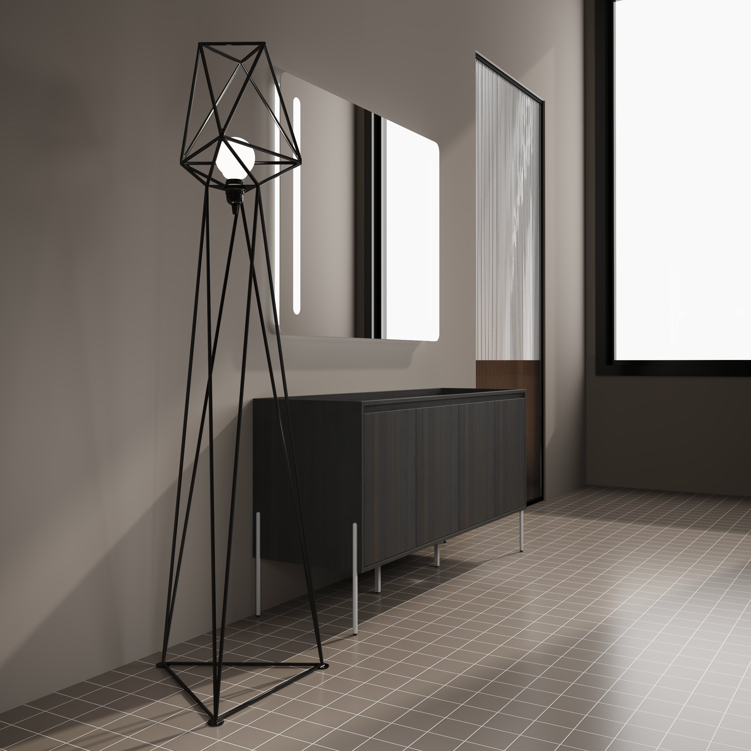 60" Freestanding Bathroom Vanity