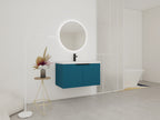 36" Wall Mounted Bathroom Vanity with Resin Sink