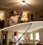 Bulb Changer Kit with 11 FT Pole