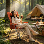 5-Position Adjustable Reclining Camping Chair