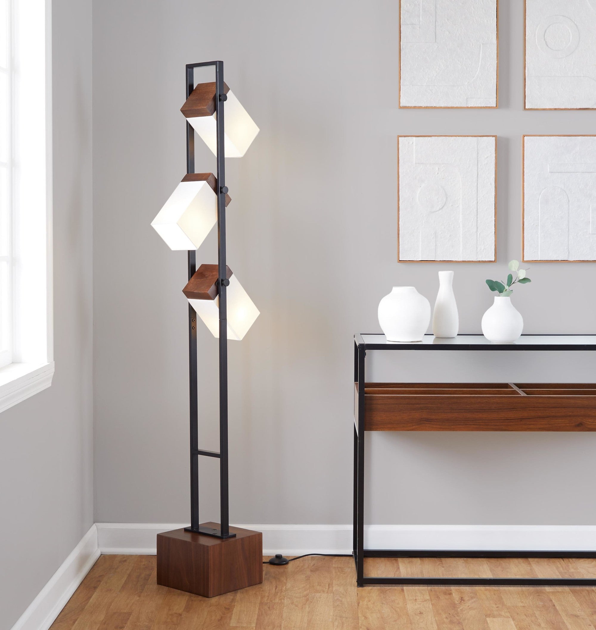 Bento 67.5" Contemporary Metal Floor Lamp