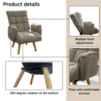 Rotatable Adjustable Back Lazy Sofa Lounge Chair