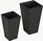Tall Plant Pot 2-Pack Outdoor Planter Set