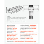 Polycarbonate Door Awnings