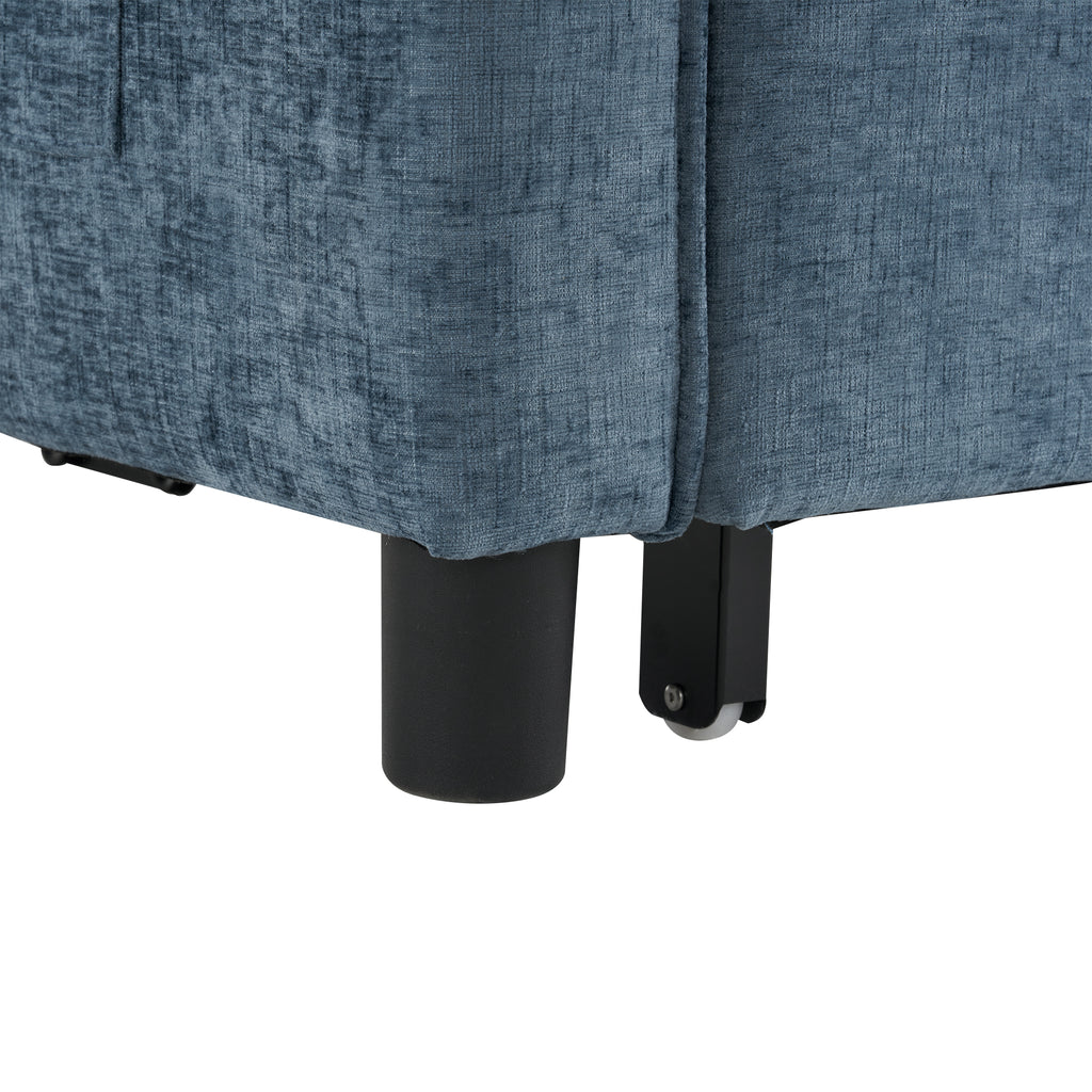 56.9" Loveseat Sofa Pull-out Sofa Bed