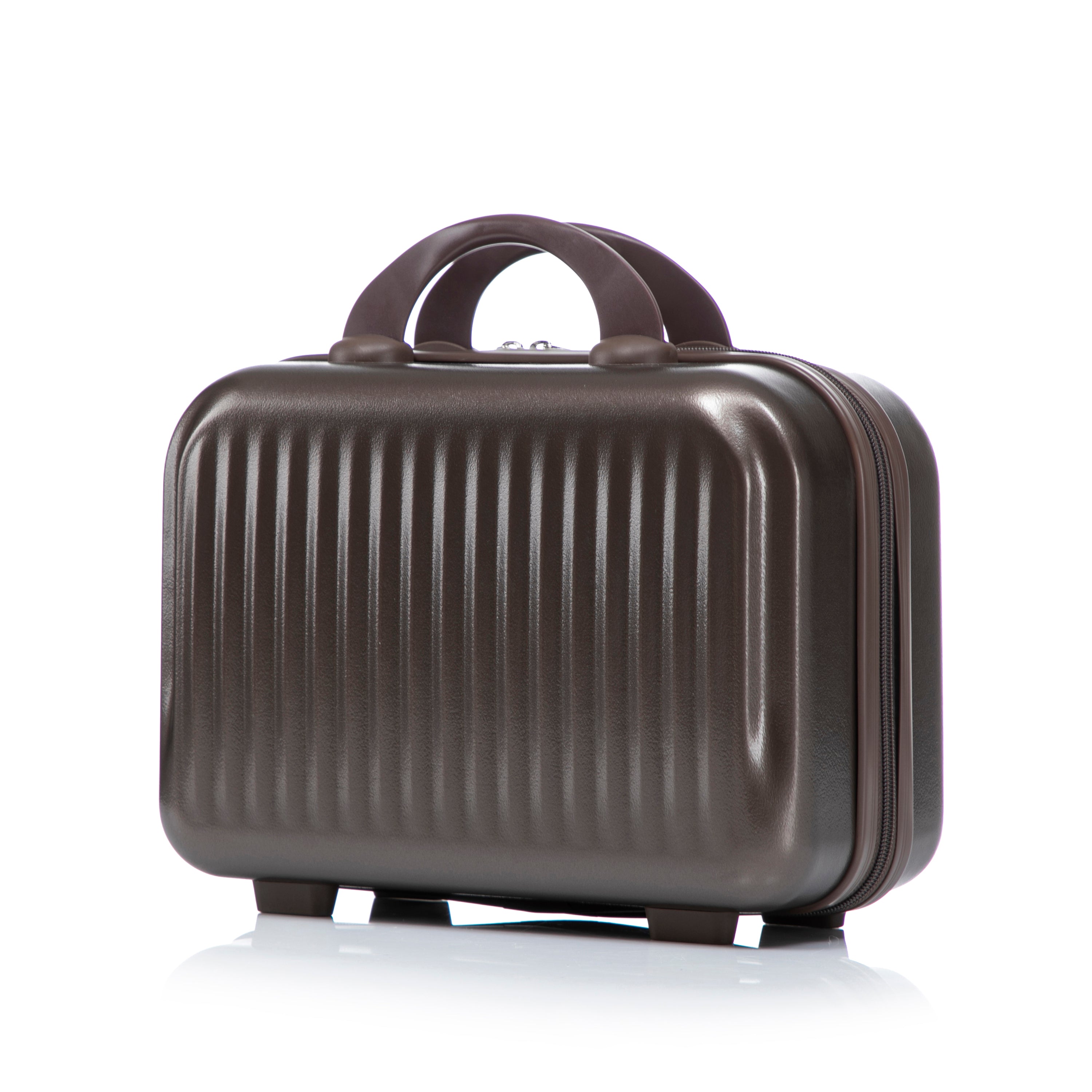 14' & 20' ABS Spinner Wheel Luggage Set with Cosmetic Case