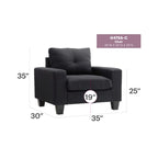 Elegant Casual Club Chair