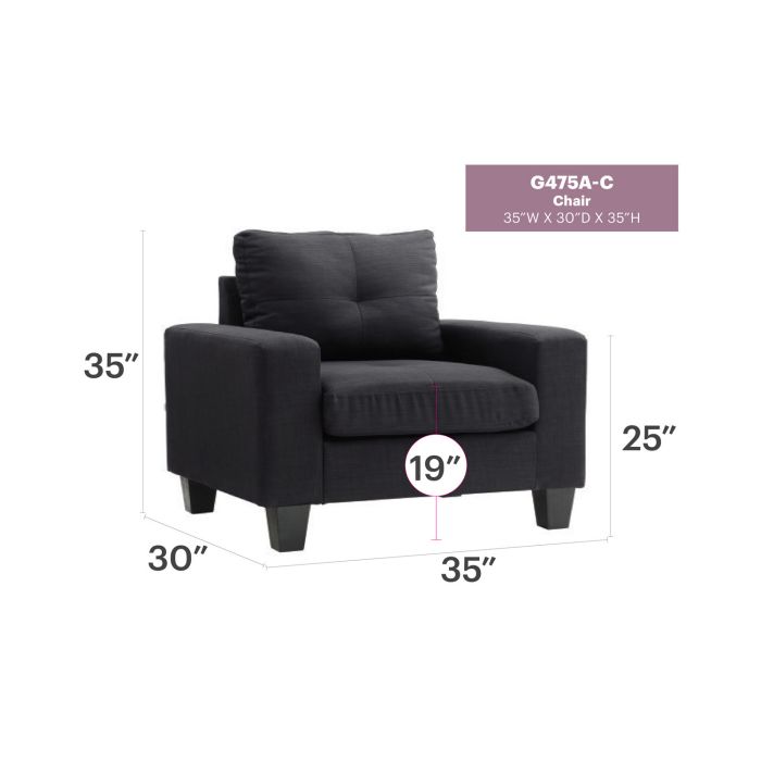 Elegant Casual Club Chair