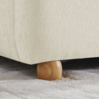 Queen Size Removable Chenille Wingback Upholstered Waffle Bed