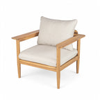 Terassi Outdoor Acacia Wood Lounge Chair, Set of 2