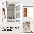 360° Rotating Makeup & Jewelry Cabinet