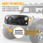 Halloween Front Grille Grid Grill for Jeep Wrangler JK/JKU