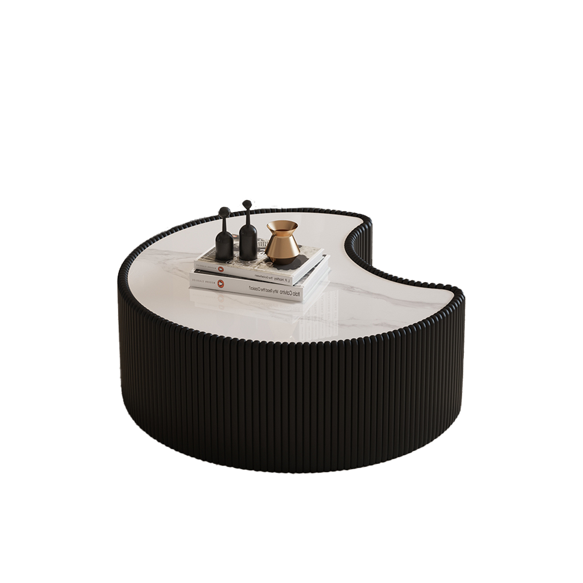 Light Sintered Stone Top Coffee Table