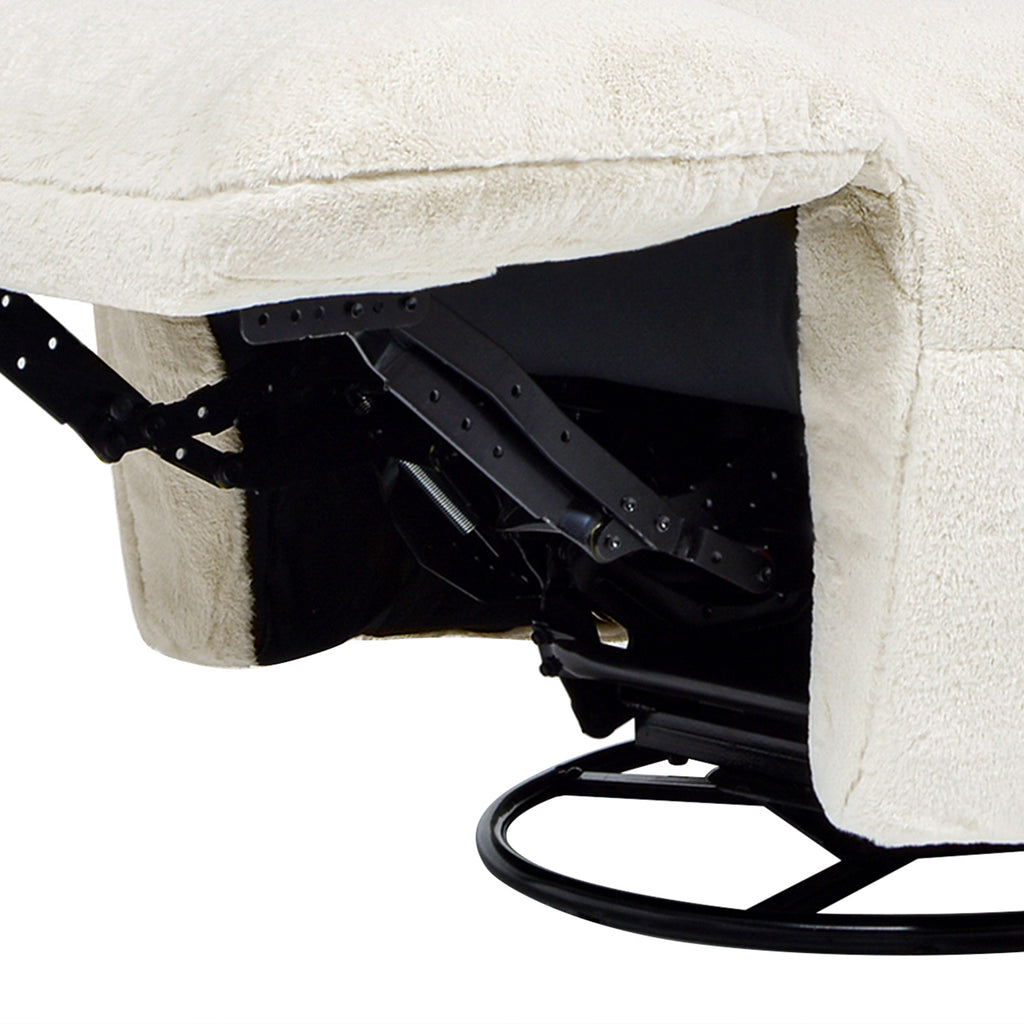 Rearden 35.5" Swivel Glider Manual Recliner Gaming Lounge Chair