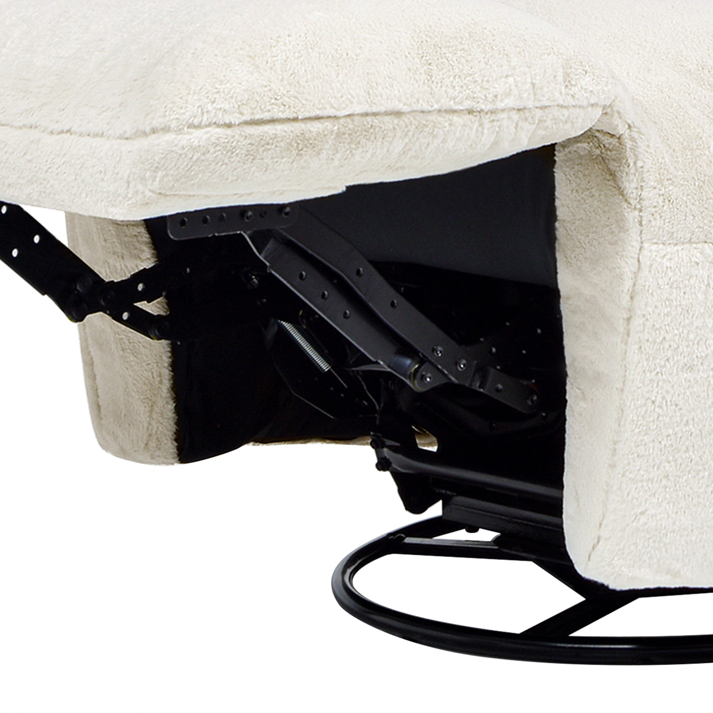 Rearden 35.5" Swivel Glider Manual Recliner Gaming Lounge Chair