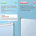 Home Gym Full Body Mirrors - 71"x32" (Each) - 2 PCS