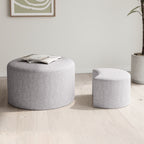 Upholstered Nesting Coffee Tables (Set of 2)