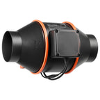 Inline Duct Fan, 205 CFM 4 inch EC Motor Ventilation Fan