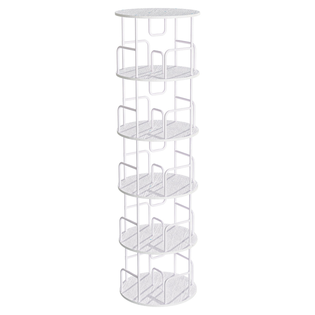 Rotating Bookshelf Tower 5 Tier