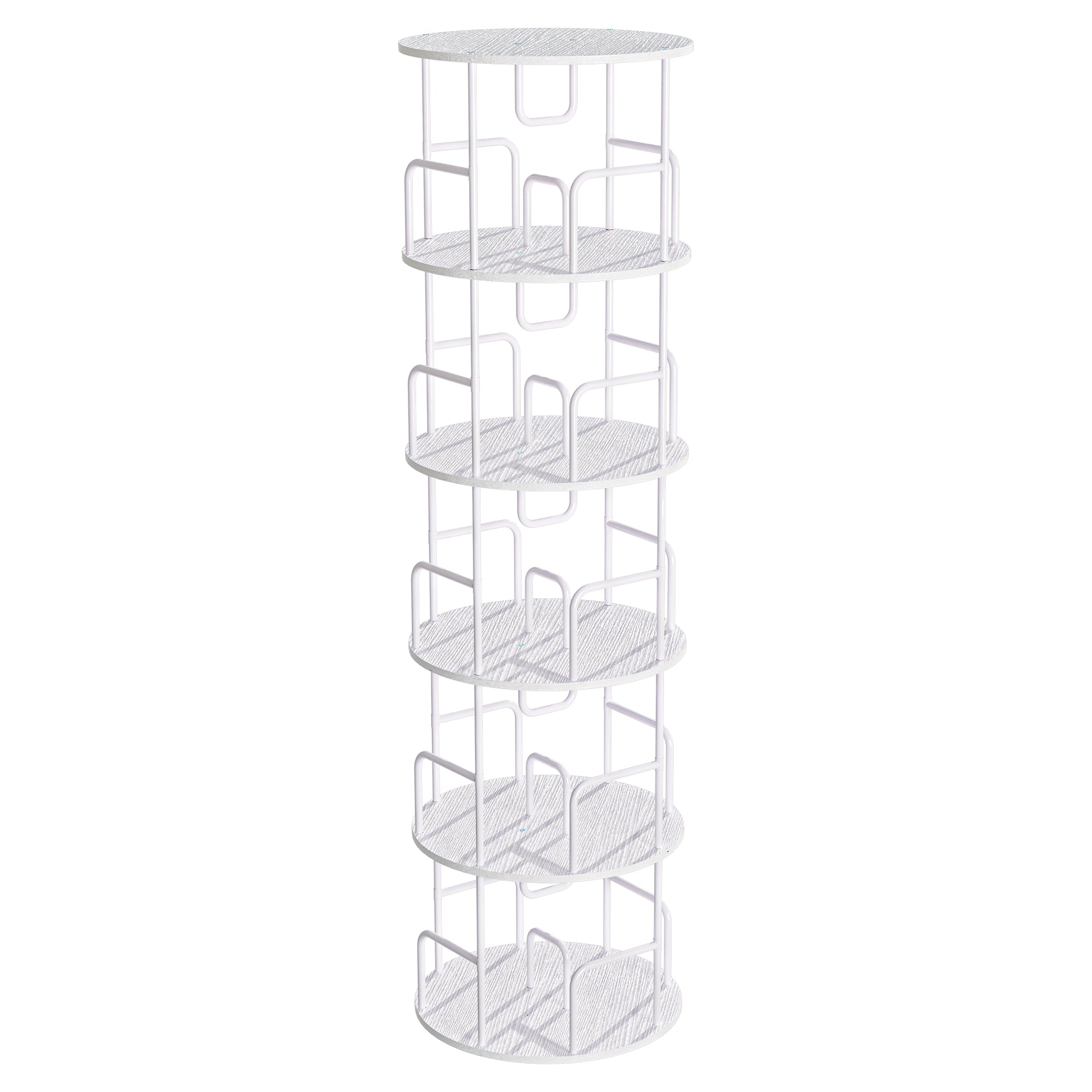 Rotating Bookshelf Tower 5 Tier