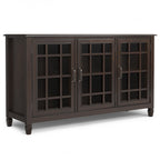 Connaught 60 Inch Wide Solid Wood Storage Cabinet Buffet in Chestnut