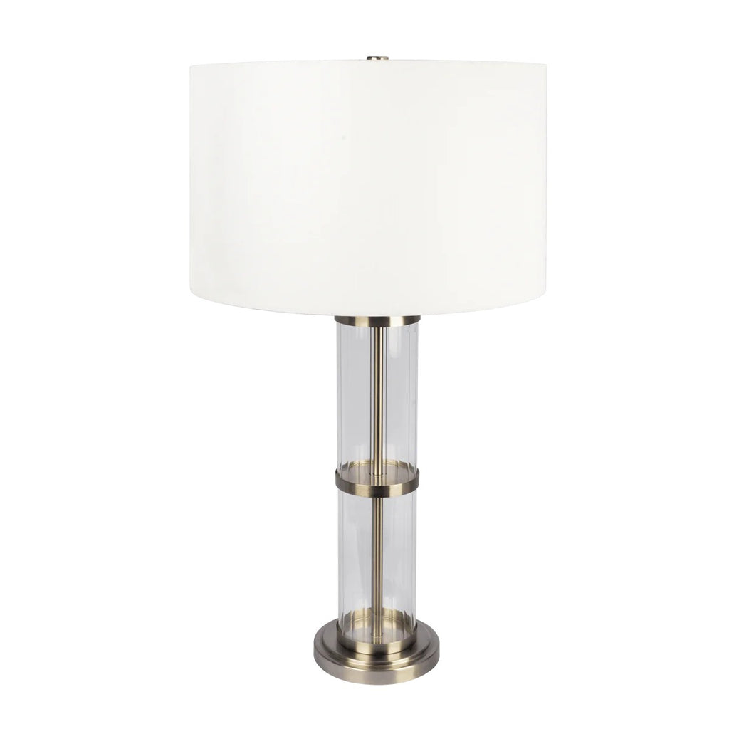 Echo Brushed Nickel Table Lamp