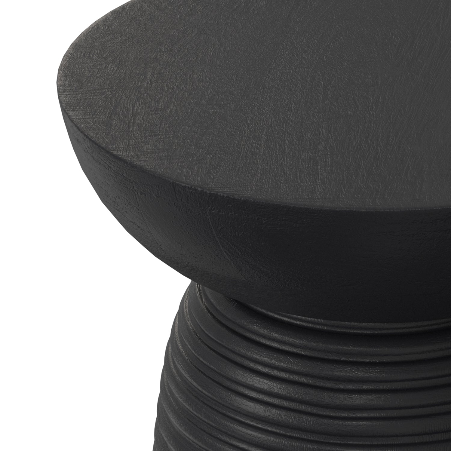 Boyd 13 Inch Ribbed Accent Table