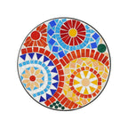 Outdoor Side Table in Colorful and Black