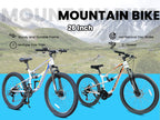 26 Inch Mountain Bike with 21-Speeds & Full Suspension
