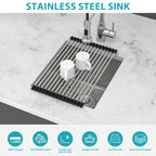 15 Inch Undermount Sink - Stainless Steel Single Bowl Kitchen Sink